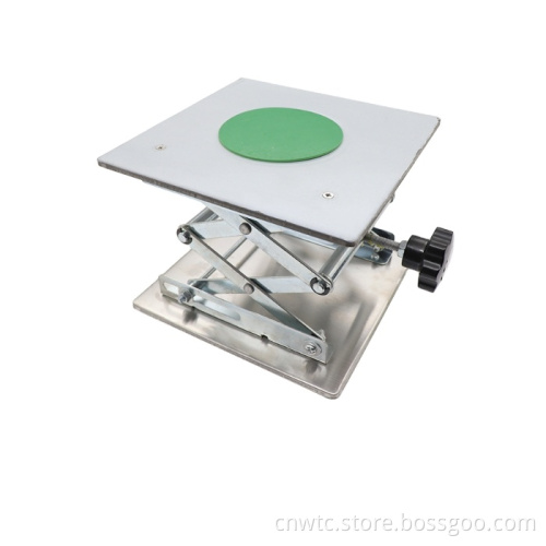 Aluminum Lab Jack and Stainless Steel Lifting Platform: Laboratory Equipment for Precision Handling